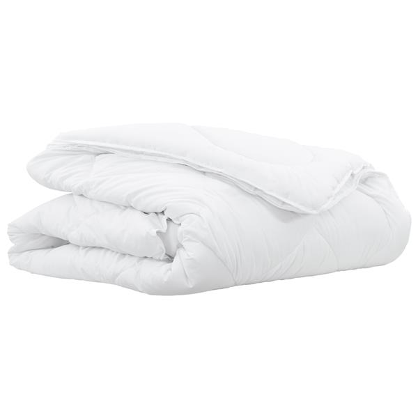 Grote foto vidaxl dekens duvets wit 155 x 200 cm microvezel huis en inrichting bedden