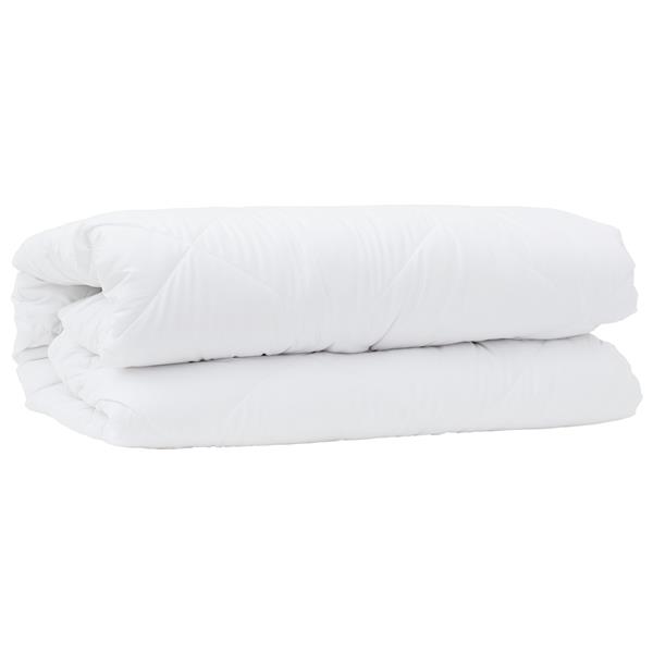 Grote foto vidaxl dekens duvets wit 155 x 200 cm microvezel huis en inrichting bedden