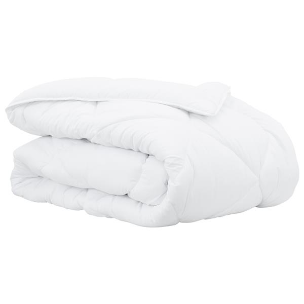 Grote foto vidaxl dekens duvets wit 200 x 200 cm microvezel huis en inrichting bedden