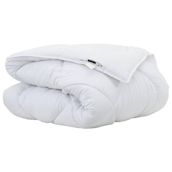 Grote foto vidaxl dekens duvets wit 155 x 200 cm microvezel huis en inrichting bedden