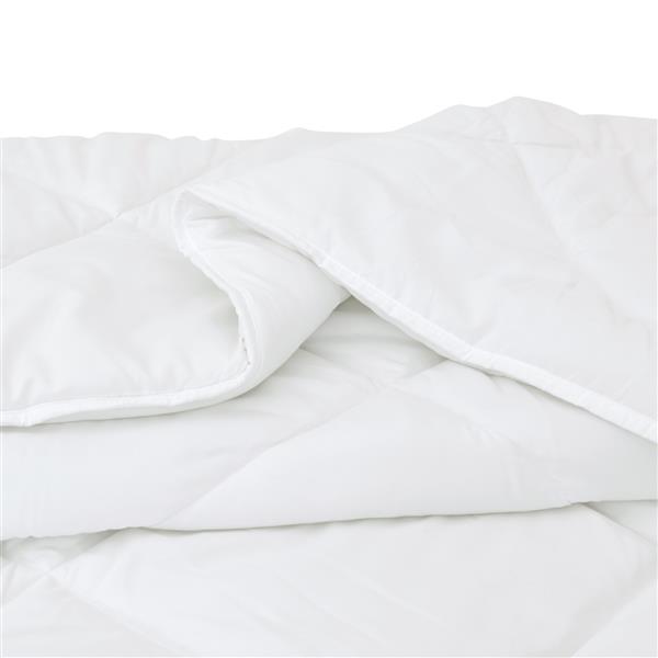 Grote foto vidaxl dekens duvets wit 140 x 200 cm microvezel huis en inrichting bedden
