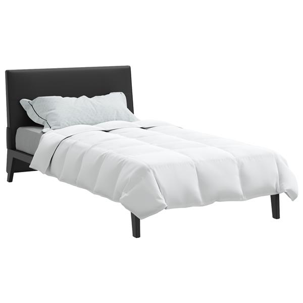 Grote foto vidaxl dekens duvets wit 140 x 220 cm dons huis en inrichting bedden