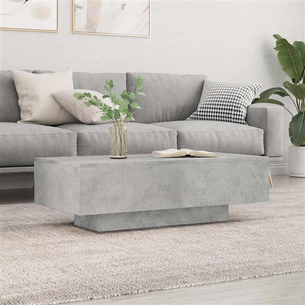 Grote foto vidaxl salontafel 100x49 5x31 cm bewerkt hout betongrijs huis en inrichting eettafels