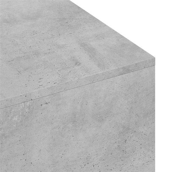 Grote foto vidaxl salontafel 100x49 5x31 cm bewerkt hout betongrijs huis en inrichting eettafels