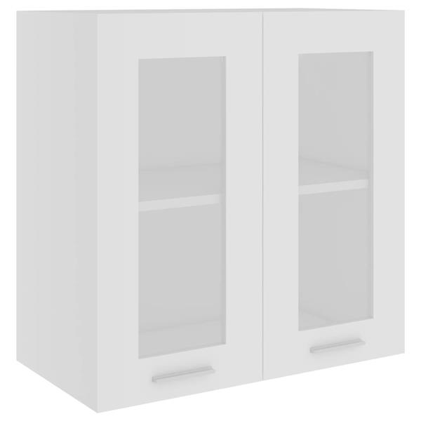 Grote foto vidaxl hangkast lyon 60x31x60 cm bewerkt hout wit huis en inrichting keukens