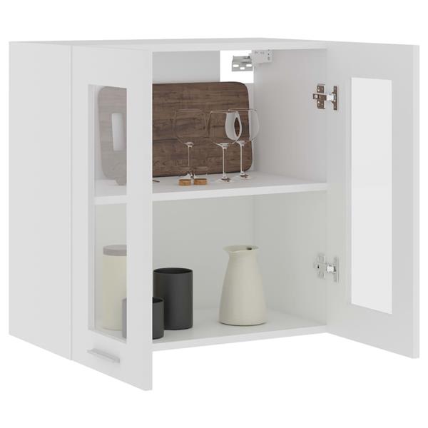 Grote foto vidaxl hangkast lyon 60x31x60 cm bewerkt hout wit huis en inrichting keukens