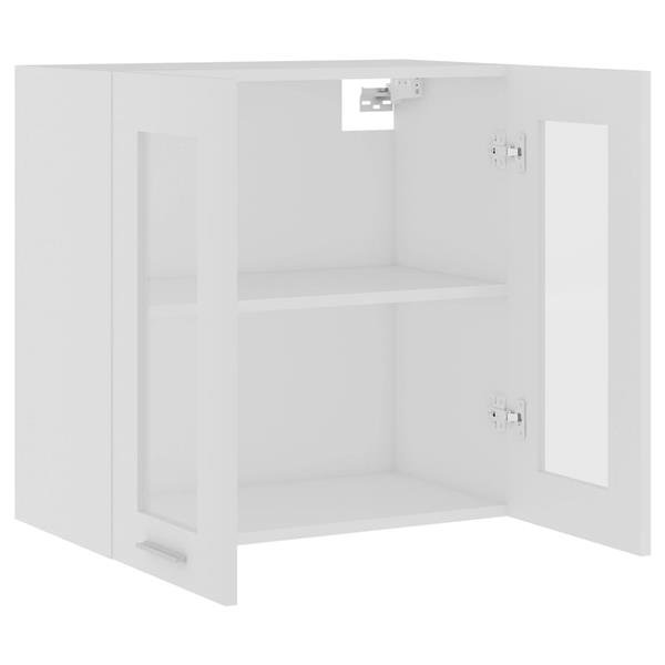 Grote foto vidaxl hangkast lyon 60x31x60 cm bewerkt hout wit huis en inrichting keukens