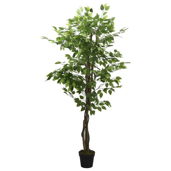 Grote foto vidaxl kunstplant ficus 1008 bladeren 180 cm groen tuin en terras sierplanten