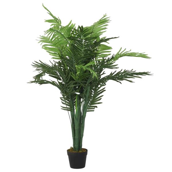 Grote foto vidaxl kunstplant palmboom 28 bladeren 120 cm groen tuin en terras sierplanten
