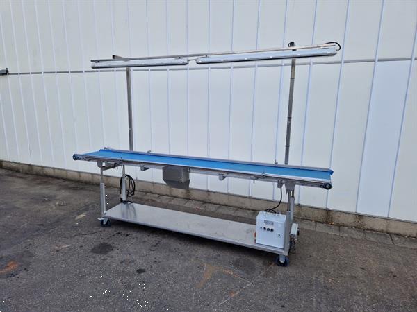Grote foto overveld leesband 325 x 50 cm rvs agrarisch transportbanden