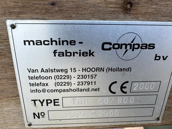 Grote foto compas tbu 60x800 leesband agrarisch transportbanden