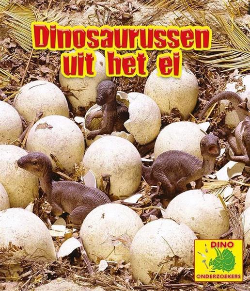 Grote foto dinosaurussen uit het ei dino onderzoekers boeken overige boeken