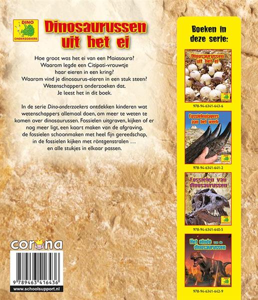 Grote foto dinosaurussen uit het ei dino onderzoekers boeken overige boeken
