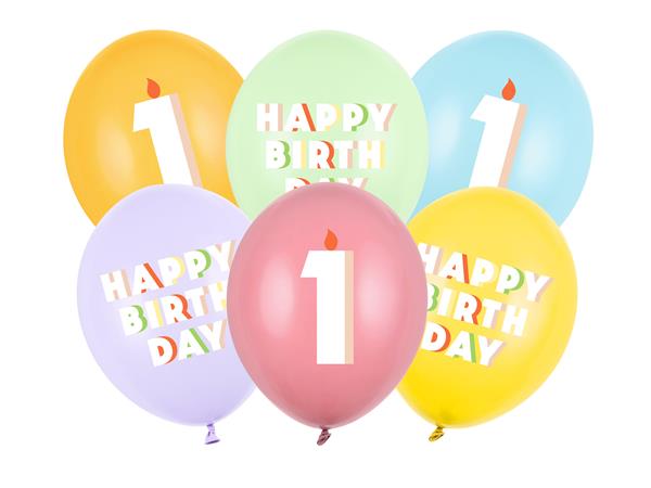 Grote foto 1 jaar ballonnen 30cm 50st verzamelen overige verzamelingen