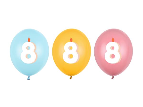 Grote foto 8 jaar ballonnen 30cm 50st verzamelen overige verzamelingen