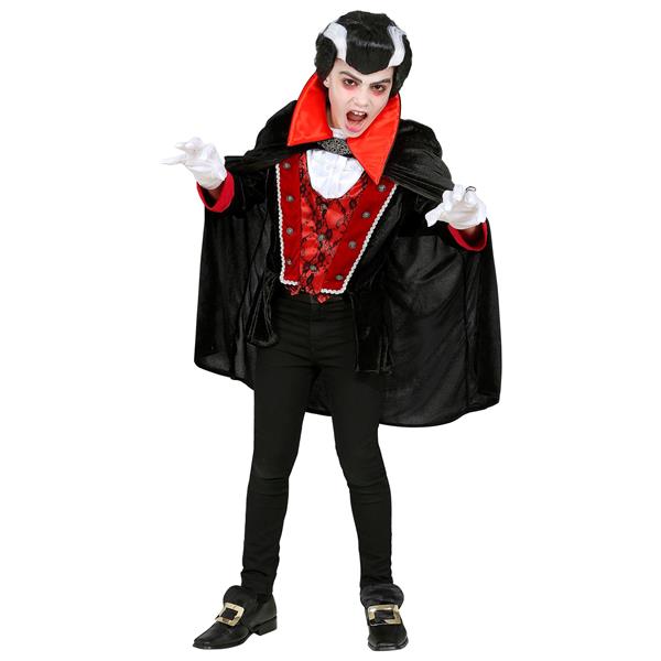 Grote foto halloween kostuum zwart rood jongen vampier verzamelen overige verzamelingen