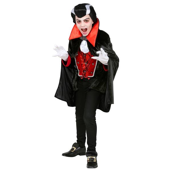 Grote foto halloween kostuum zwart rood jongen vampier verzamelen overige verzamelingen
