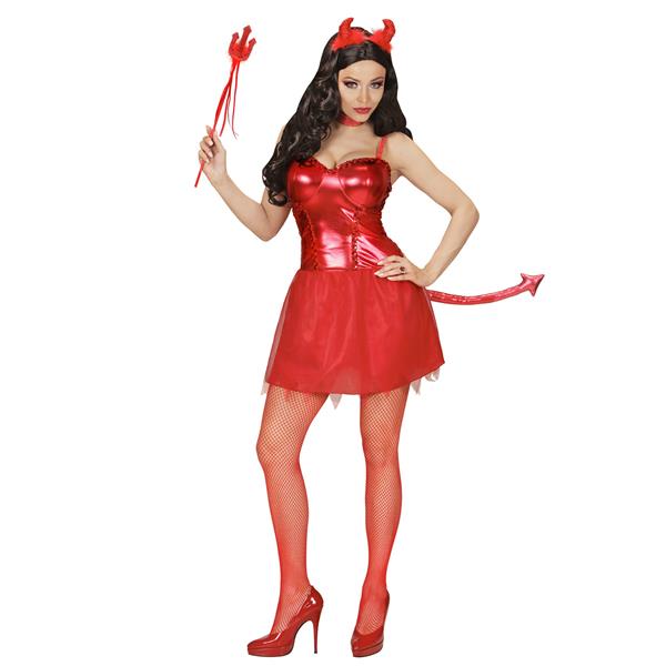 Grote foto halloween jurk rood dames duivel 3 delig verzamelen overige verzamelingen