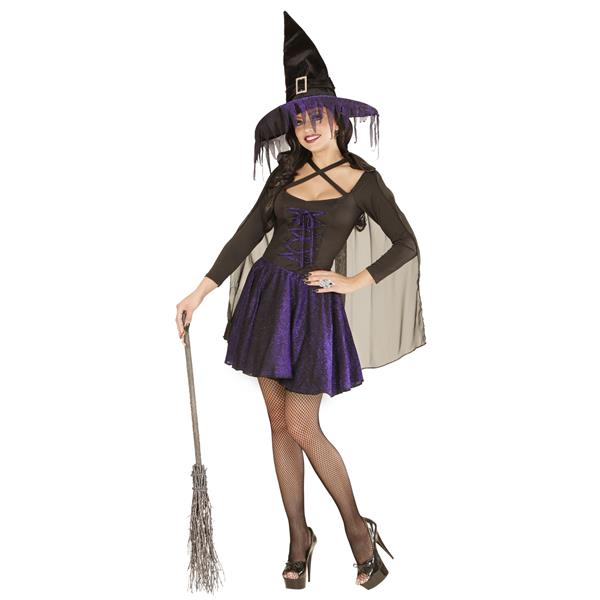Grote foto halloween jurk zwart paars heks verzamelen overige verzamelingen