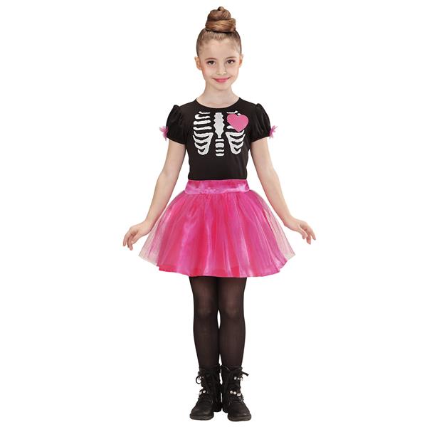 Grote foto halloween jurk zwart roze meisje skelet verzamelen overige verzamelingen