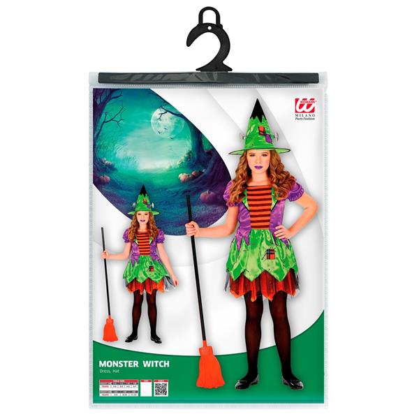 Grote foto halloween jurk gekleurd meisje heks verzamelen overige verzamelingen