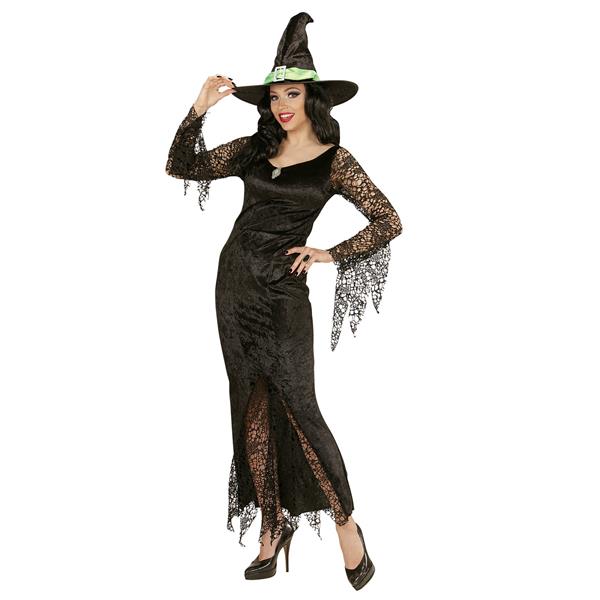 Grote foto halloween jurk zwart dames heks kant verzamelen overige verzamelingen