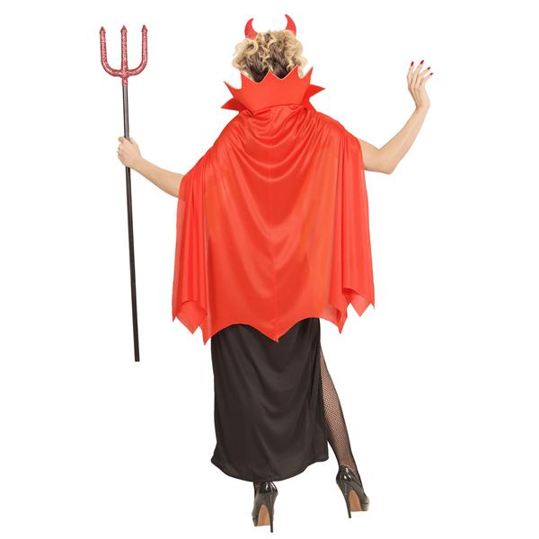 Grote foto halloween jurk rood zwart dames duivel verzamelen overige verzamelingen