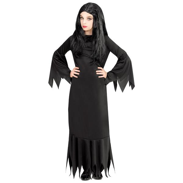 Grote foto halloween jurk zwart meisje mortisia verzamelen overige verzamelingen
