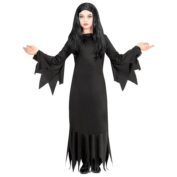 Grote foto halloween jurk zwart meisje mortisia verzamelen overige verzamelingen