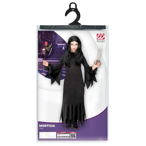Grote foto halloween jurk zwart meisje mortisia verzamelen overige verzamelingen