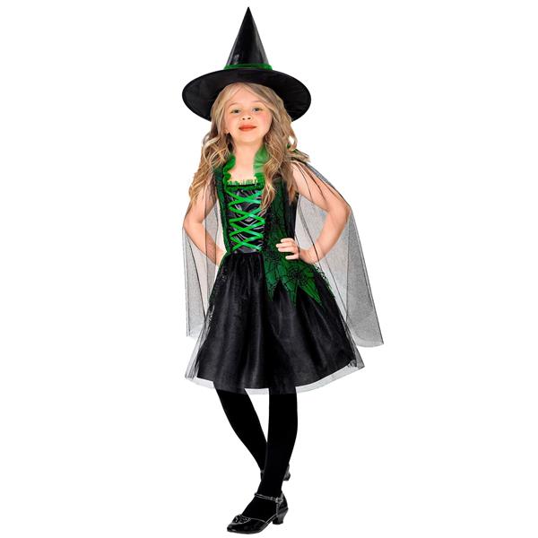 Grote foto halloween jurk zwart groen meisje heks 2 delig verzamelen overige verzamelingen