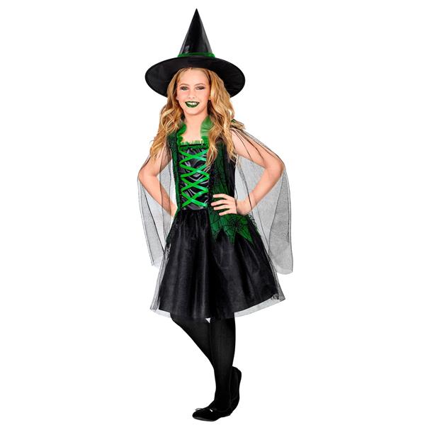 Grote foto halloween jurk zwart groen meisje heks 2 delig verzamelen overige verzamelingen
