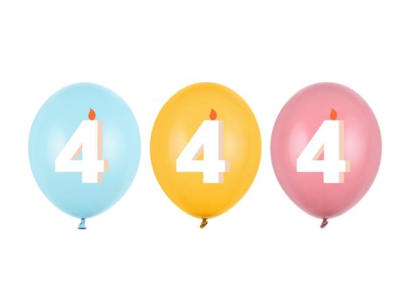 Grote foto 4 jaar ballonnen 30cm 50st verzamelen overige verzamelingen