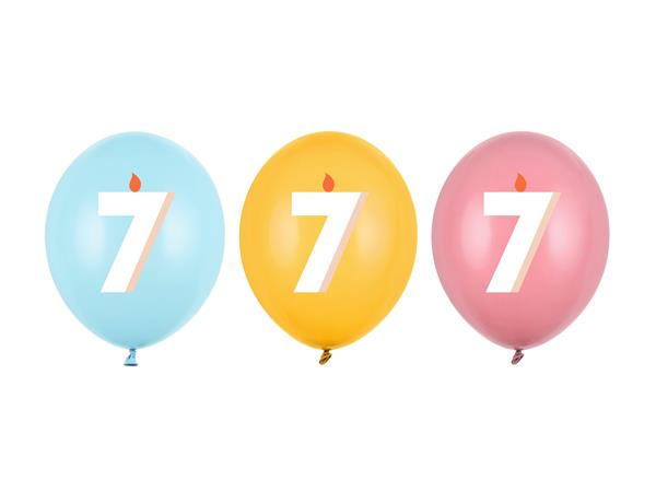 Grote foto 7 jaar ballonnen 30cm 50st verzamelen overige verzamelingen