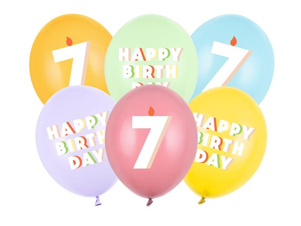 Grote foto 7 jaar ballonnen 30cm 50st verzamelen overige verzamelingen