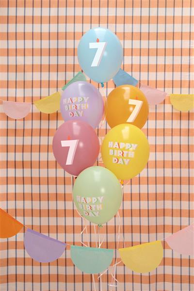 Grote foto 7 jaar ballonnen 30cm 50st verzamelen overige verzamelingen