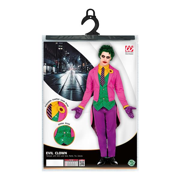 Grote foto halloween kostuum roze heren joker verzamelen overige verzamelingen