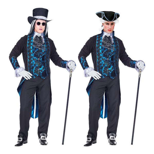 Grote foto halloween kostuum zwart blauw heren vampier verzamelen overige verzamelingen