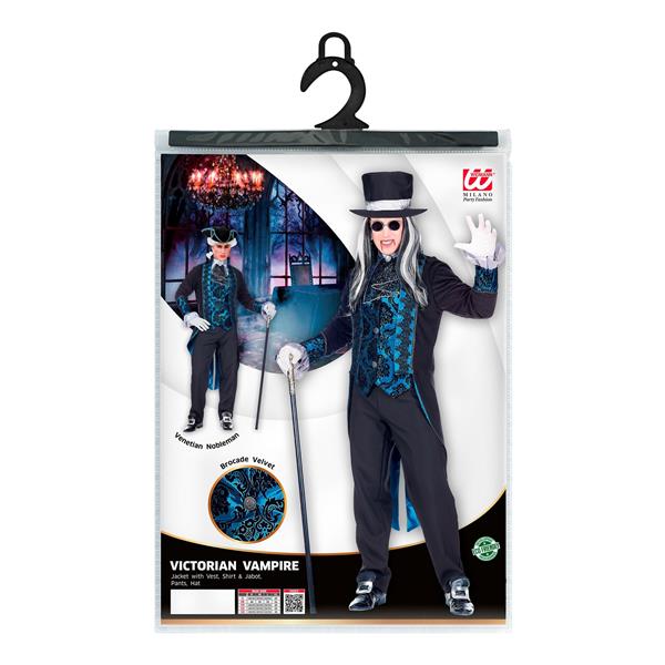 Grote foto halloween kostuum zwart blauw heren vampier verzamelen overige verzamelingen
