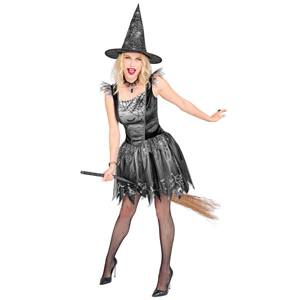 Grote foto halloween kostuum zwart zilver dames heks verzamelen overige verzamelingen