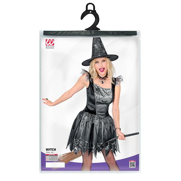Grote foto halloween kostuum zwart zilver dames heks verzamelen overige verzamelingen