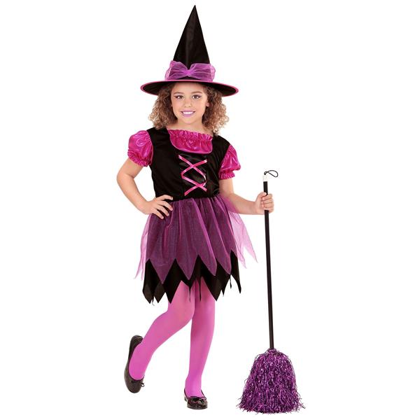 Grote foto halloween kostuum roze meisje heks verzamelen overige verzamelingen