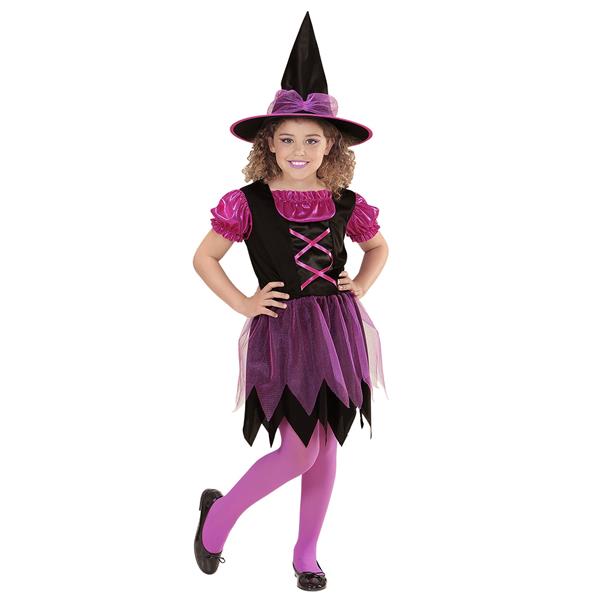 Grote foto halloween kostuum roze meisje heks verzamelen overige verzamelingen