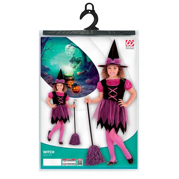 Grote foto halloween kostuum roze meisje heks verzamelen overige verzamelingen