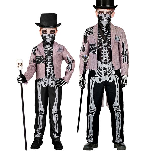 Grote foto halloween kostuum kind skelet bruidegom verzamelen overige verzamelingen