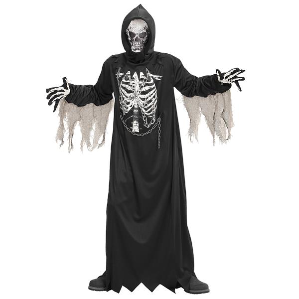 Grote foto halloween kostuum kind reaper skelet verzamelen overige verzamelingen