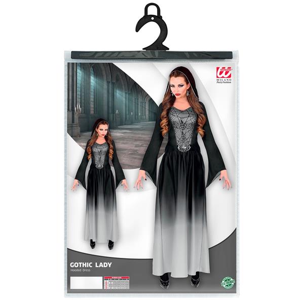 Grote foto halloween kostuum grijs dames gothic verzamelen overige verzamelingen