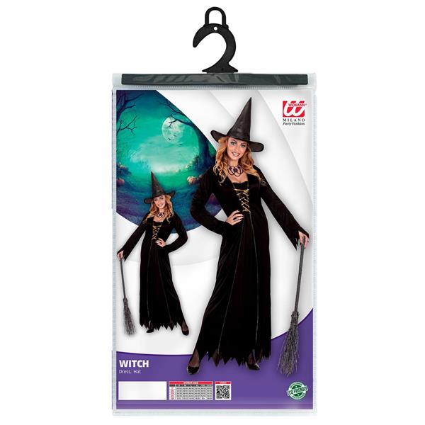 Grote foto halloween jurk zwart dames heks 2 delig verzamelen overige verzamelingen