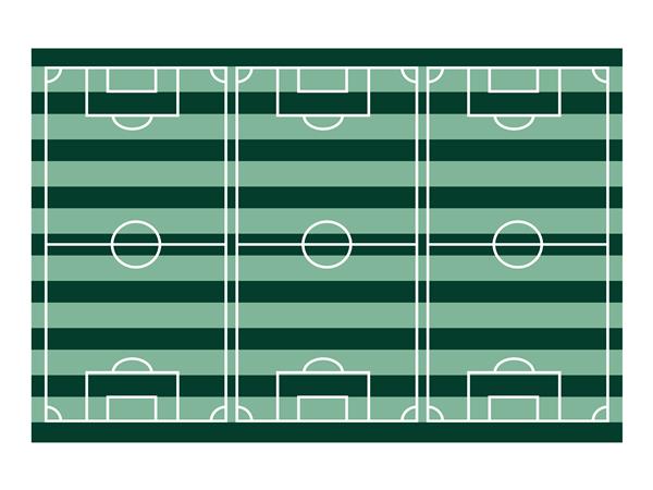 Grote foto voetbal tafelloper 1 8m verzamelen overige verzamelingen