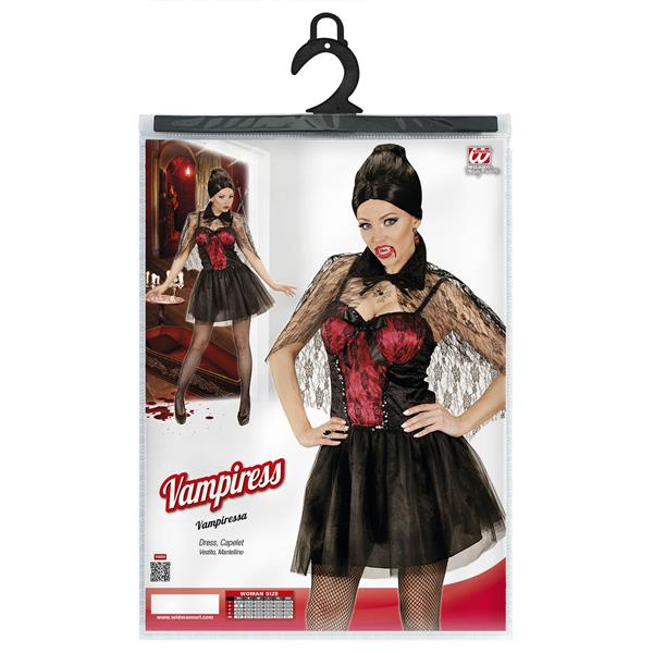 Grote foto halloween jurk rood zwart dames vamoier kort verzamelen overige verzamelingen